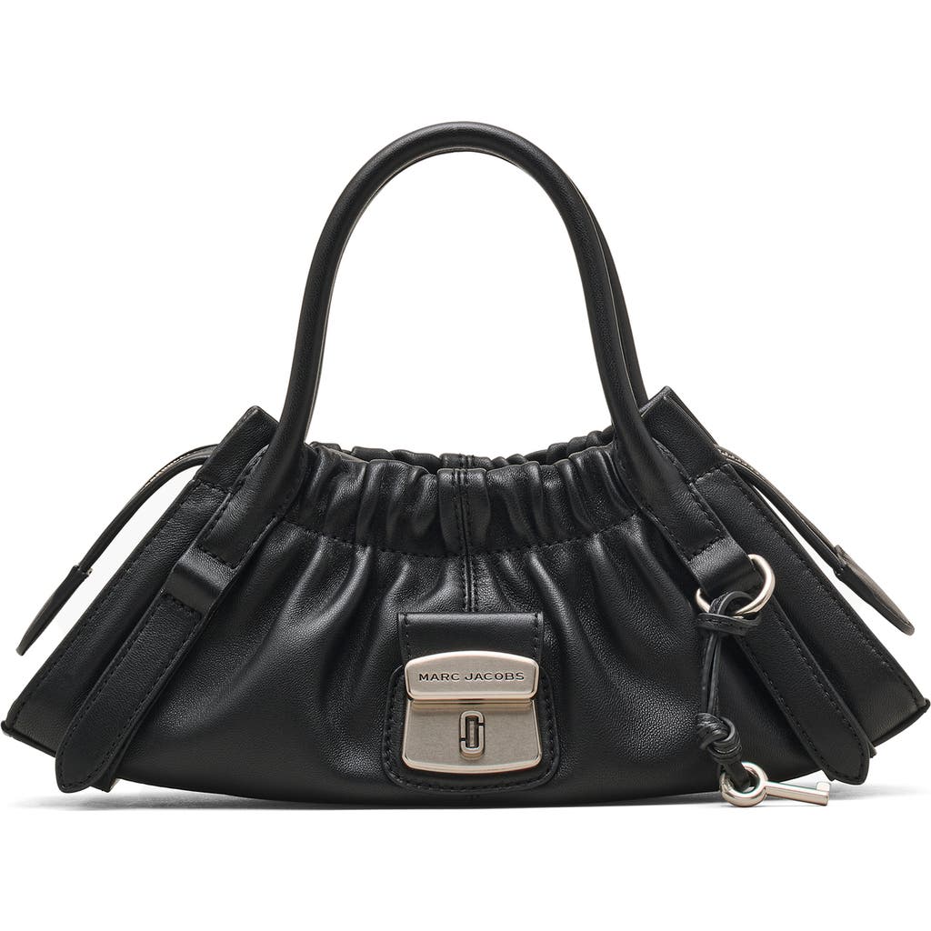 Marc Jacobs The Small Christina Leather Satchel Bag In Black