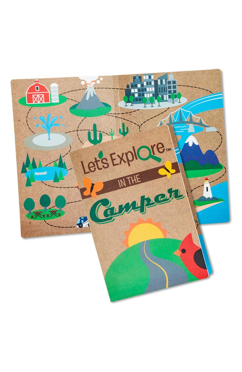 Melissa & Doug Let's Explore Camper Tent Playset, Alternate, color,