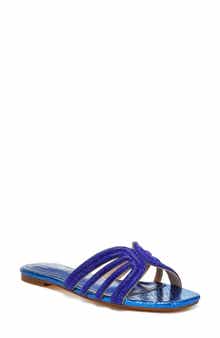 Dindy Embellished Slide Sandal