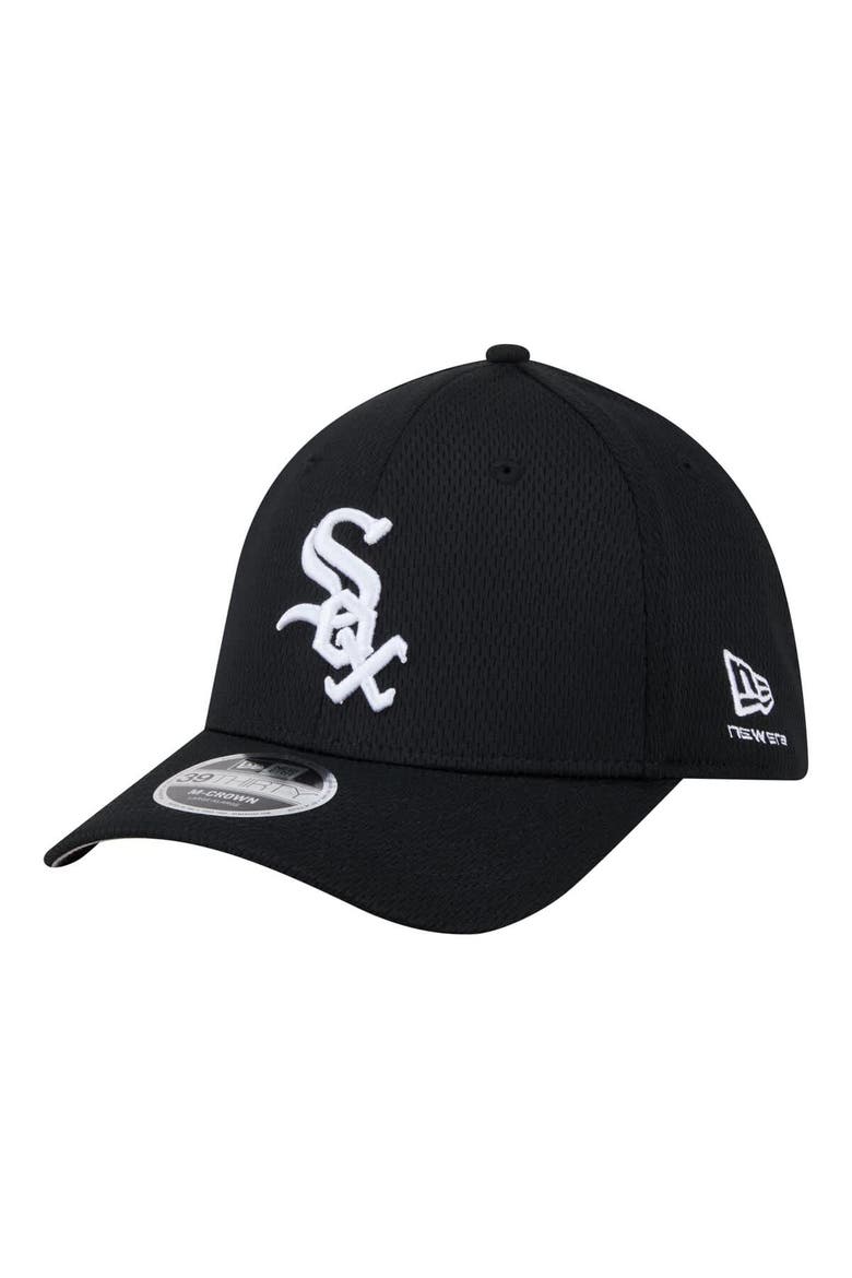 Men's New Era Black Chicago White Sox Dash 39THIRTY Flex Hat, Main, color, Black