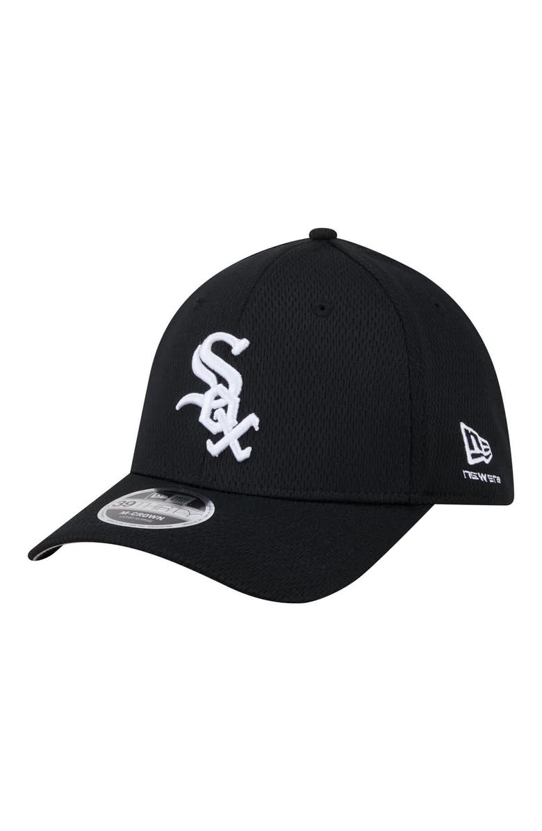 New Era Men's New Era Black Chicago White Sox Dash 39THIRTY Flex Hat, Main, color, Black