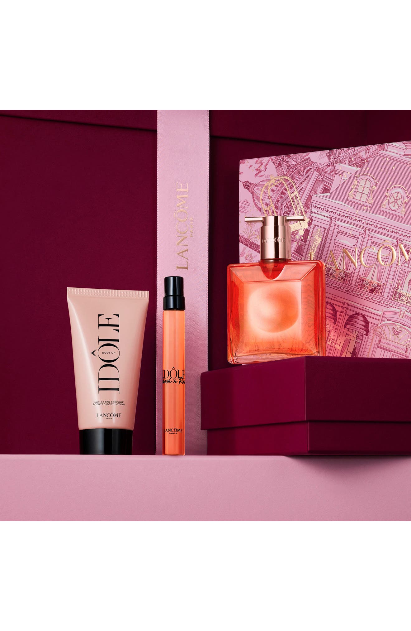 Lancôme Idôle Peach 'N Roses Eau de Parfum Spray and Body Lotion