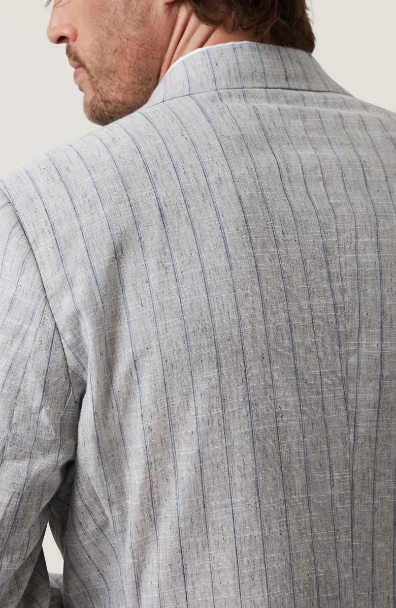 34 Heritage Matteo Check & Stripe Sport Coat, Alternate, color, Grey Melange