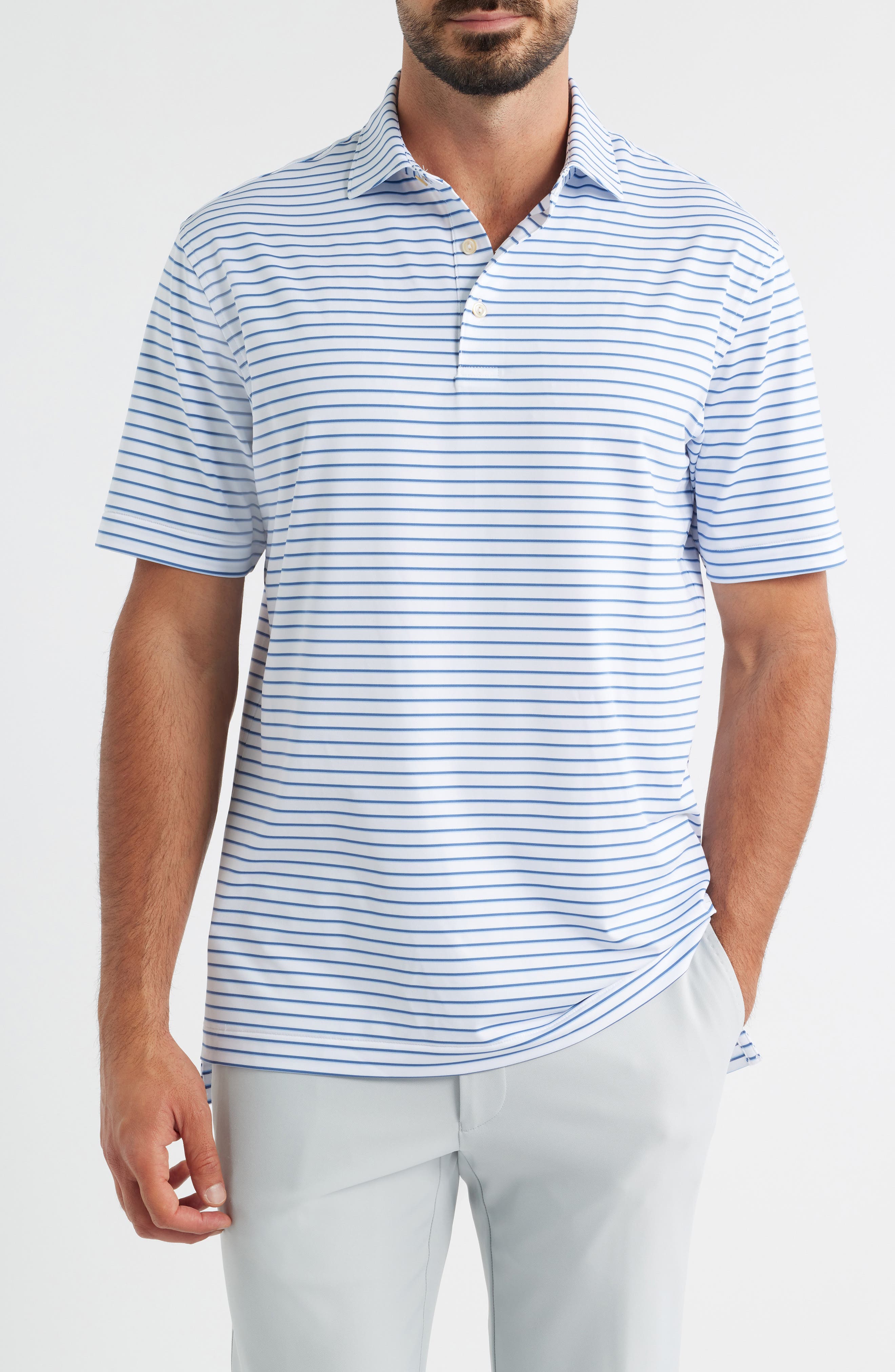 selected WHITE / WINDSOR BLUE