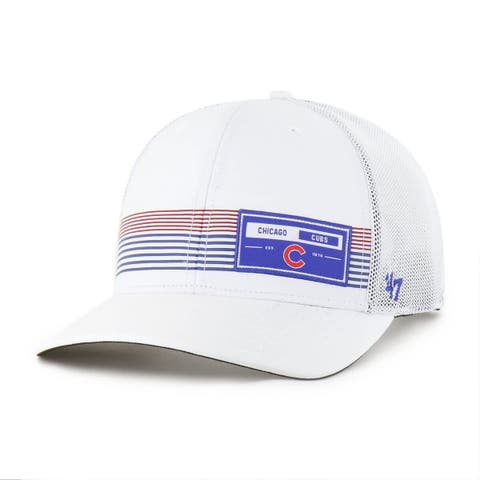 Men's '47  White Chicago Cubs Rangefinder brrr Trucker Adjustable Hat