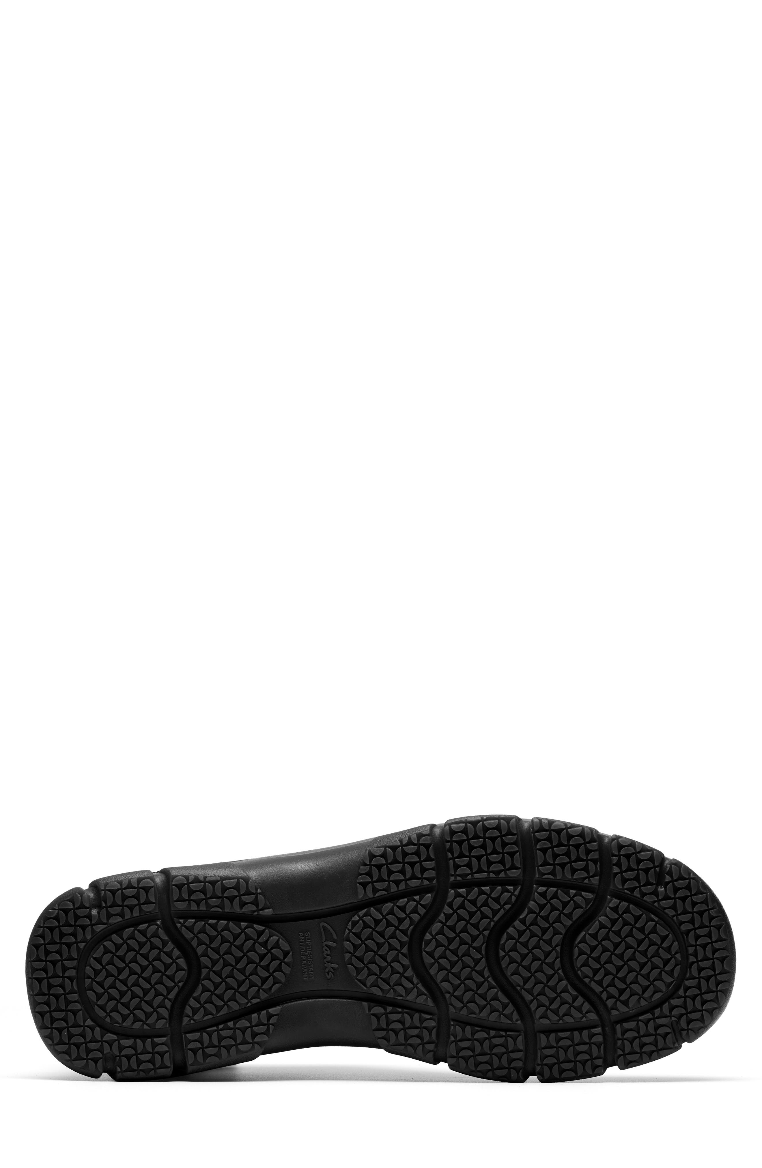 Clarks<sup>®</sup> Walpath Waterproof Chukka Boot, Alternate, color, Black Leather