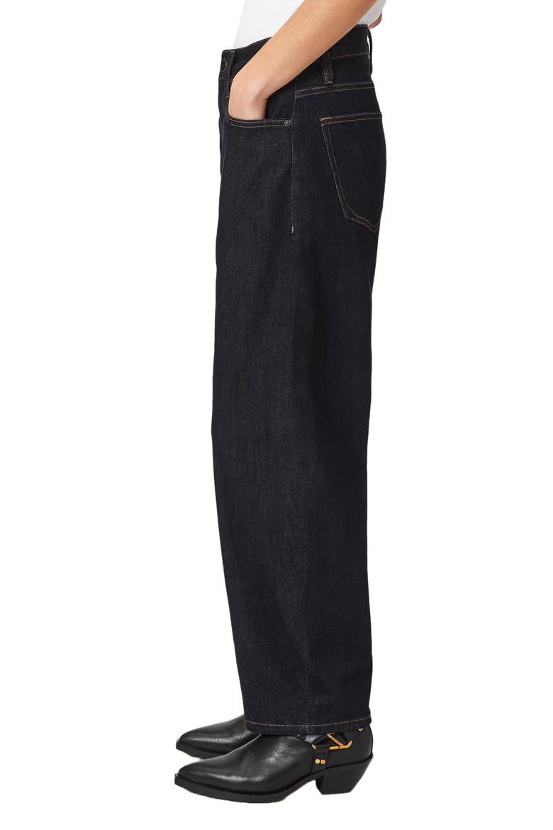 Sadie Barrel Leg Jeans, Alternate, color, RINSE WASH INDIGO