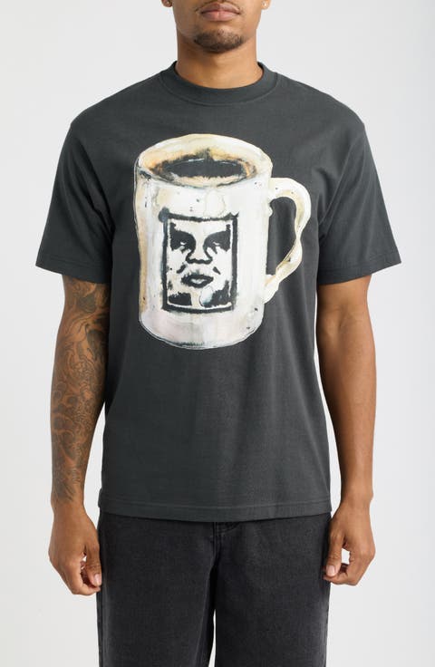 Coffee Cup Graphic T-Shirt