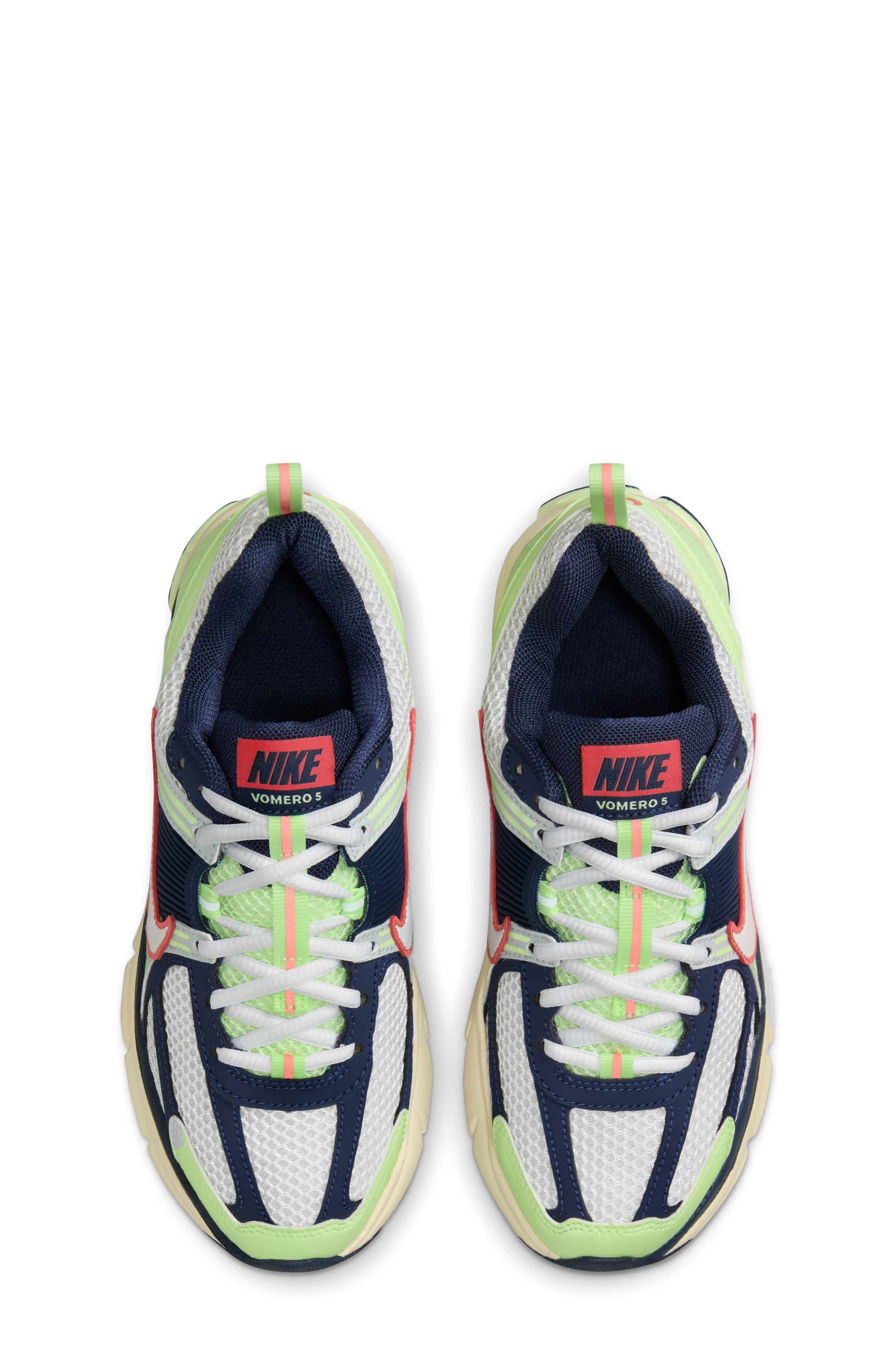 Nike Kids' Vomero 5 Sneaker, Alternate, color, Barely Volt/ Navy/ Platinum
