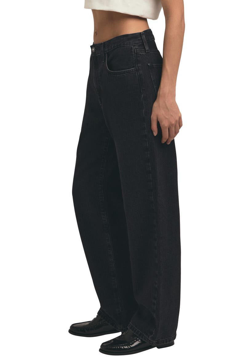 The Tommy Low Slung Straight Jeans, Alternate, color, ASPHALT