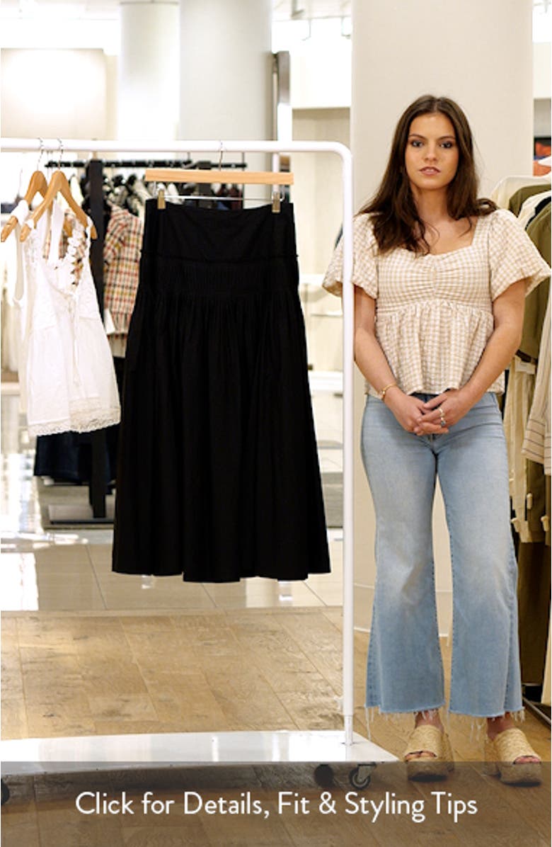 Accordion Yoke Skirt, sales video thumbnail