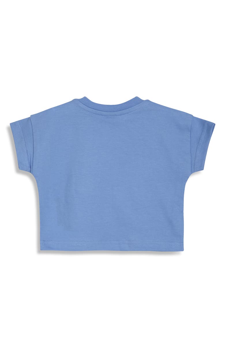 JOJO MAMAN BEBE Checkerboard Cotton Shirt & Overalls Set, Alternate, color, Blue