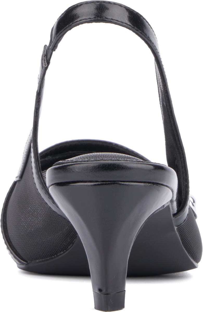 NEW YORK AND COMPANY Kristie Slingback Pump, Alternate, color, Black