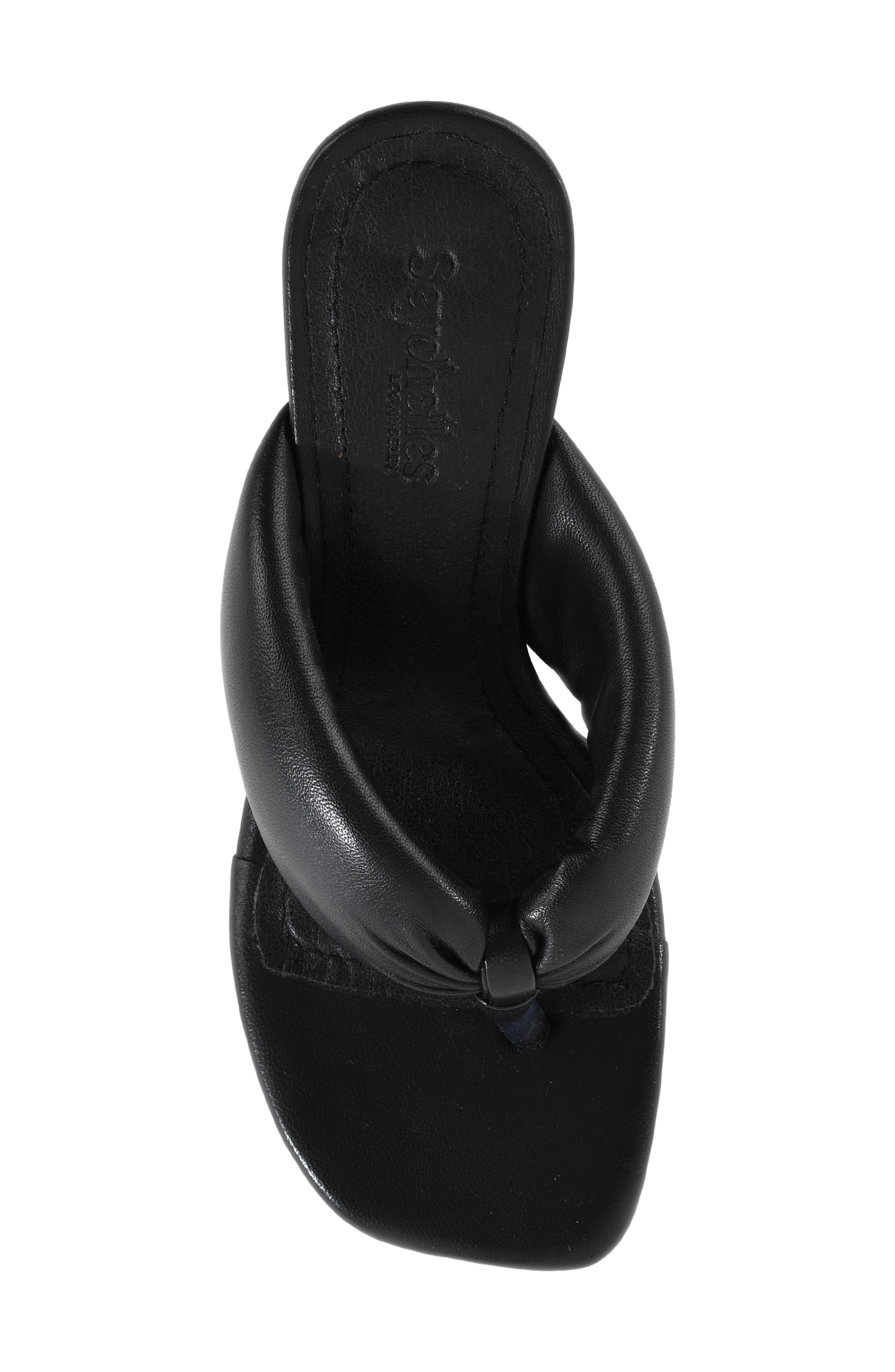 Seychelles Wishing Well Wedge Flip Flop, Alternate, color, Black