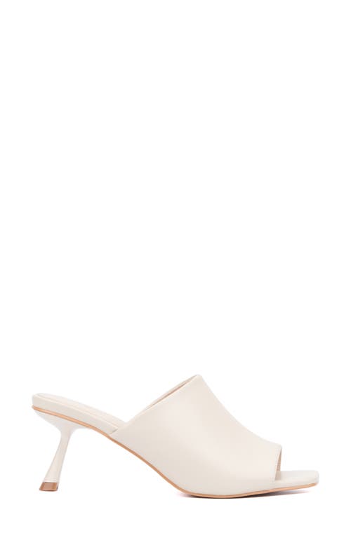 Torgeis Idina Square Toe Mule In Ivory