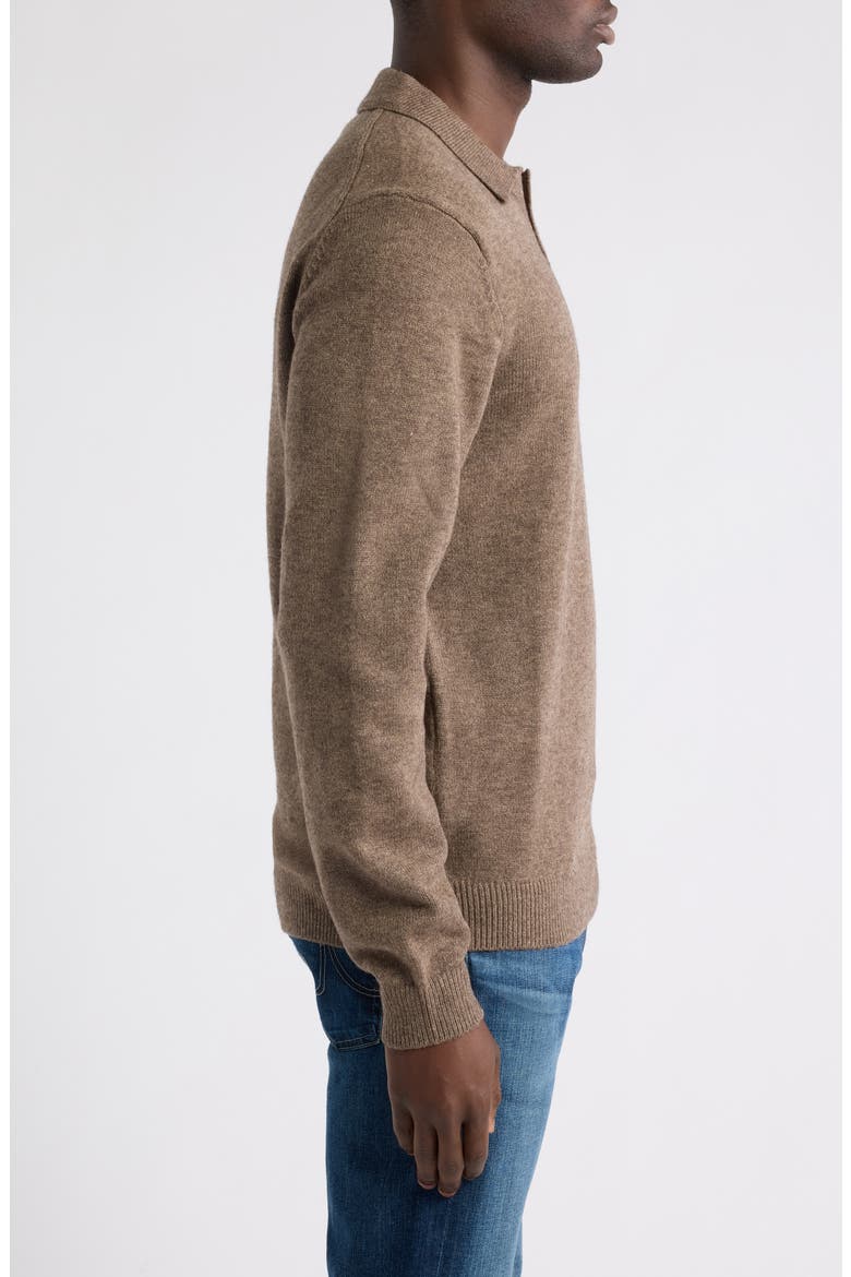 Karl Polo Sweater, Alternate, color, CHOCOLATE CHIP