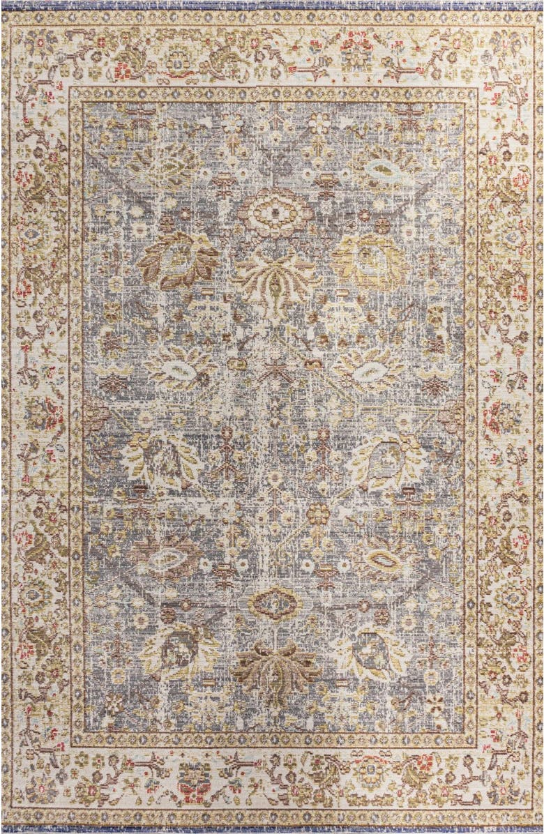 JONATHAN Y Alba Modern Faded Peshawar Area Rug, Main, color, Gray/Ivory