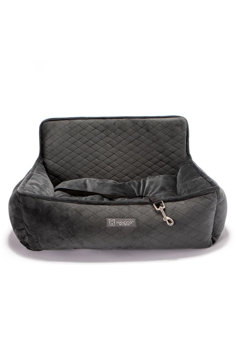 Car Seat for Small/Medium Dogs, Alternate, color, Charcoal Gray