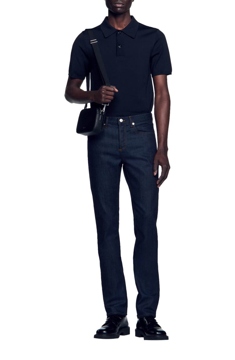 SANDRO Raw jeans - narrow cut, Alternate, color, Raw-Denim