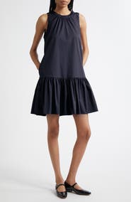 Max Mara Virgin Flounce Hem Sleeveless Dress