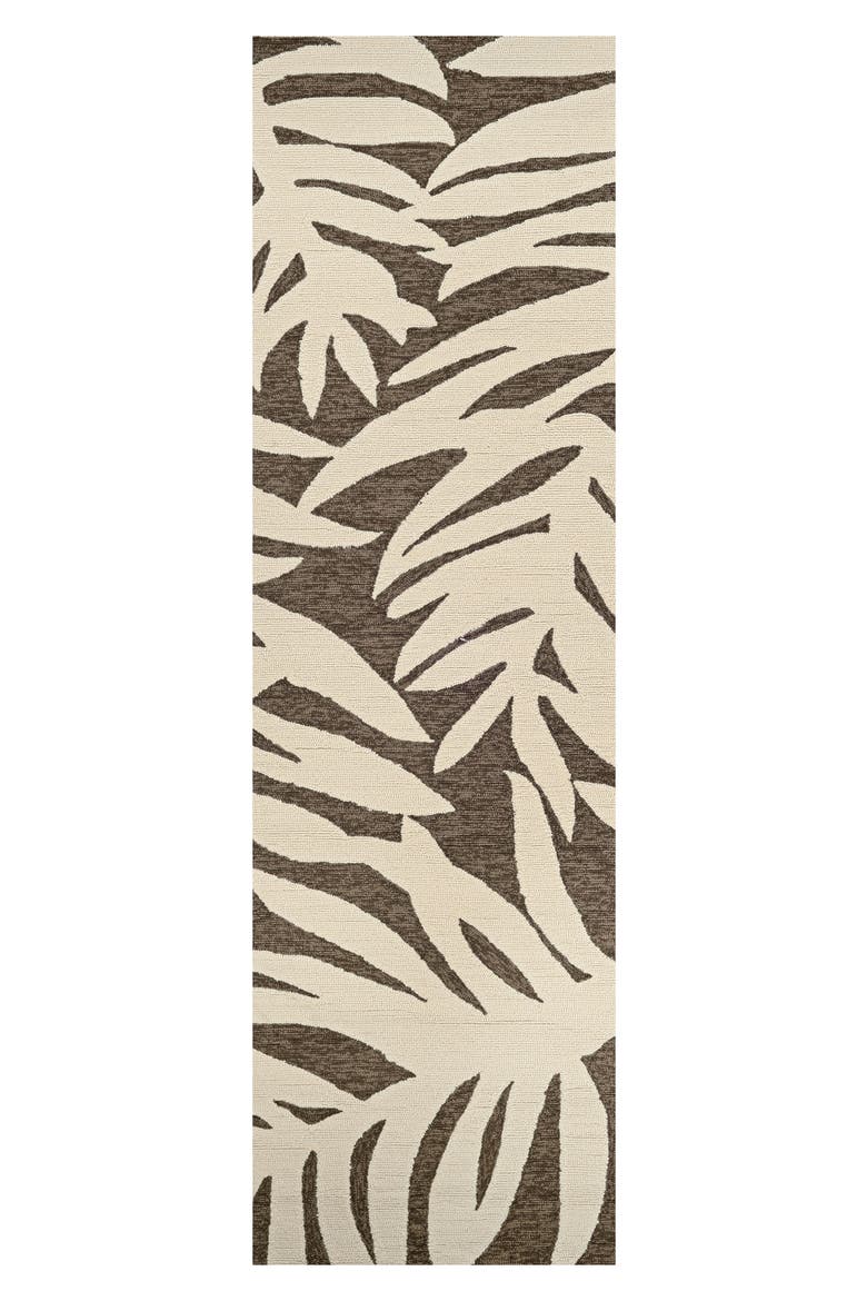 Palms Indoor/Outdoor Rug, Alternate, color, MOCHA