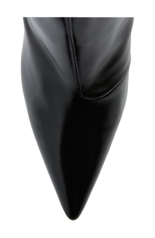 Stuart Weitzman Crystal Fringe Boot In Black