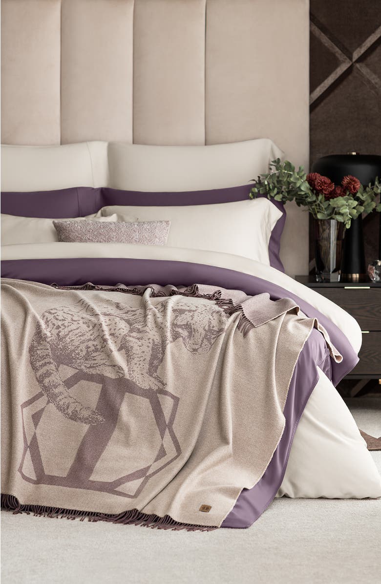 Togas Wijning throw, Alternate, color, Brown