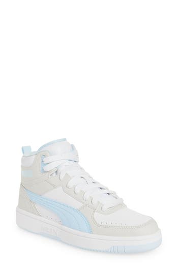 Puma Rebound Joy Sneaker In White-icy Blue-gray