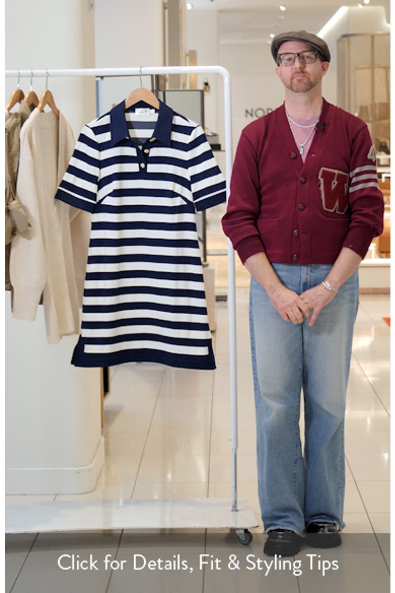 Stripe Knit Shift Dress video