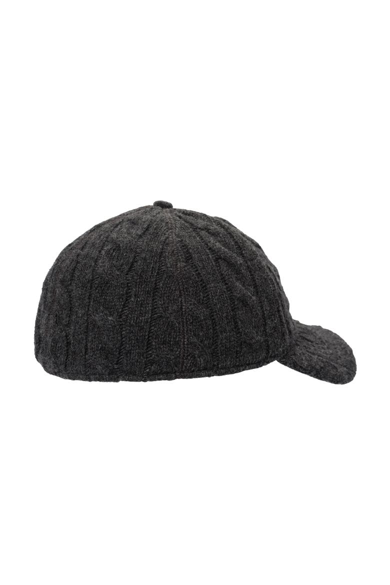Cable Baseball Hat, Alternate, color, Barclay Grey Heather