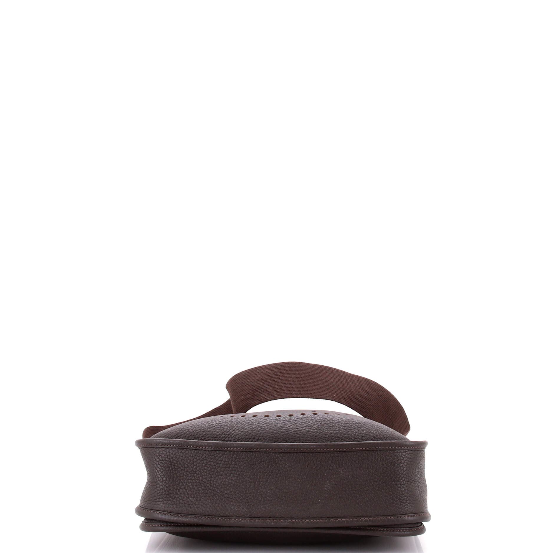 Pre-Owned Hermes Evelyne Bag Gen III Clemence PM, Alternate, color, Havane