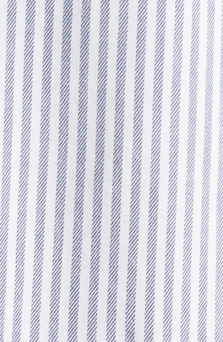 Rails Vance Stripe Cotton Blend Twill Button-Up Shirt, Alternate, color, Blue White Stripe