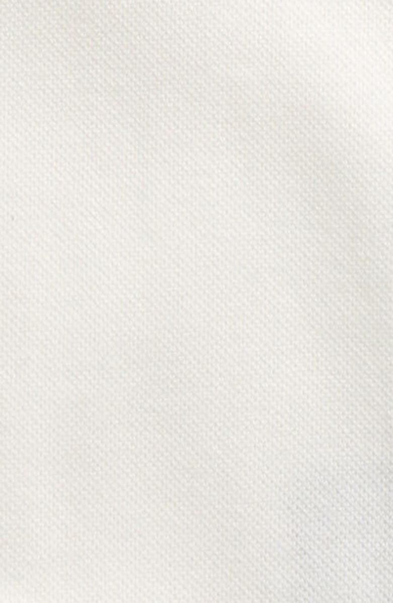 Moncler Stretch Cotton Piqué Knit Polo Romper, Alternate, color, 