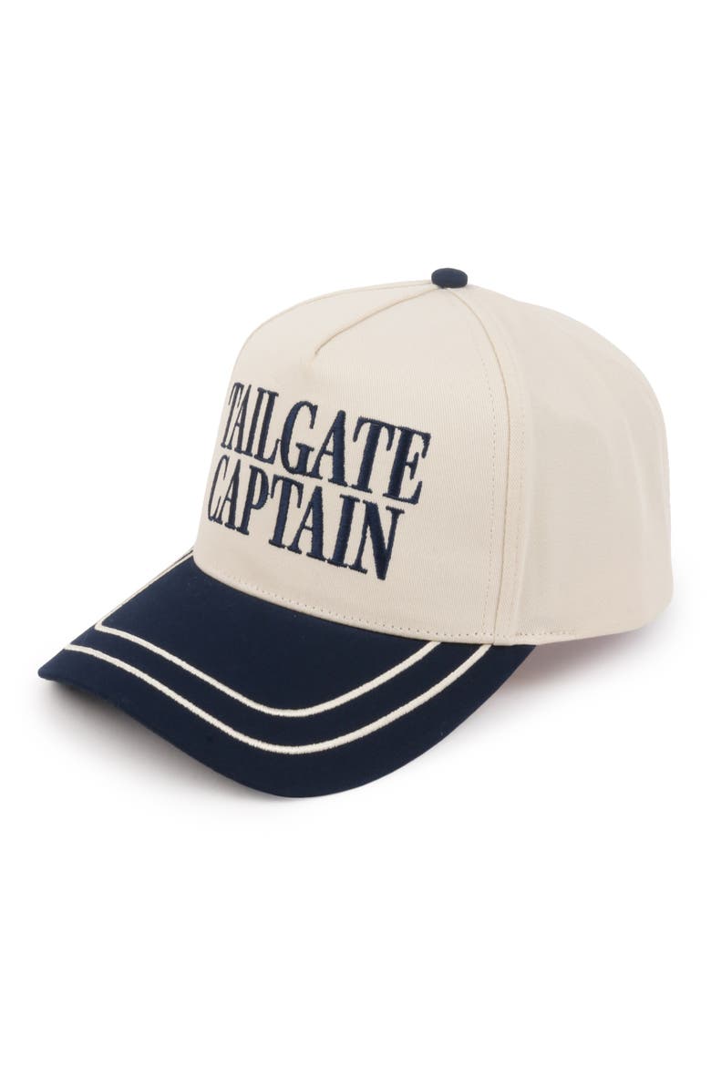 Tailgate Captain Snapback Cap, Main, color, NAVY