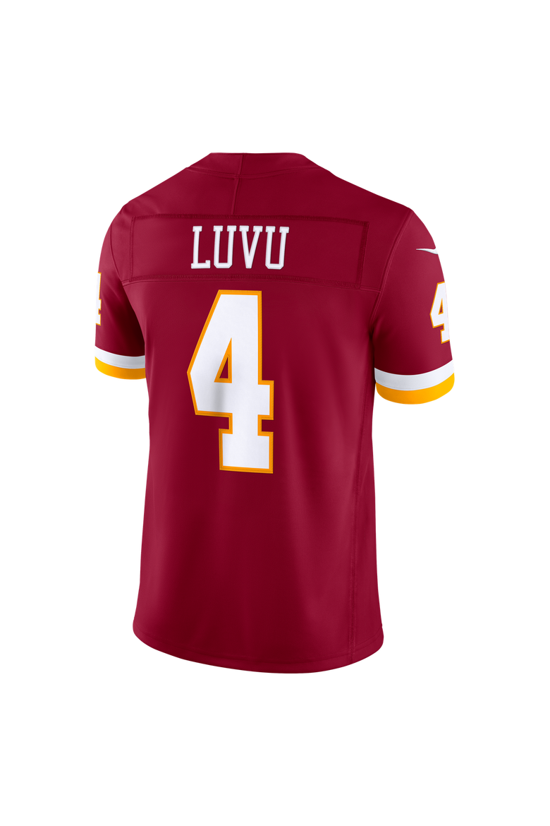 Men's Nike Frankie Luvu Burgundy Washington Commanders Team Vapor F.U.S.E. Stitched Limited Jersey, Alternate, color, Burgundy