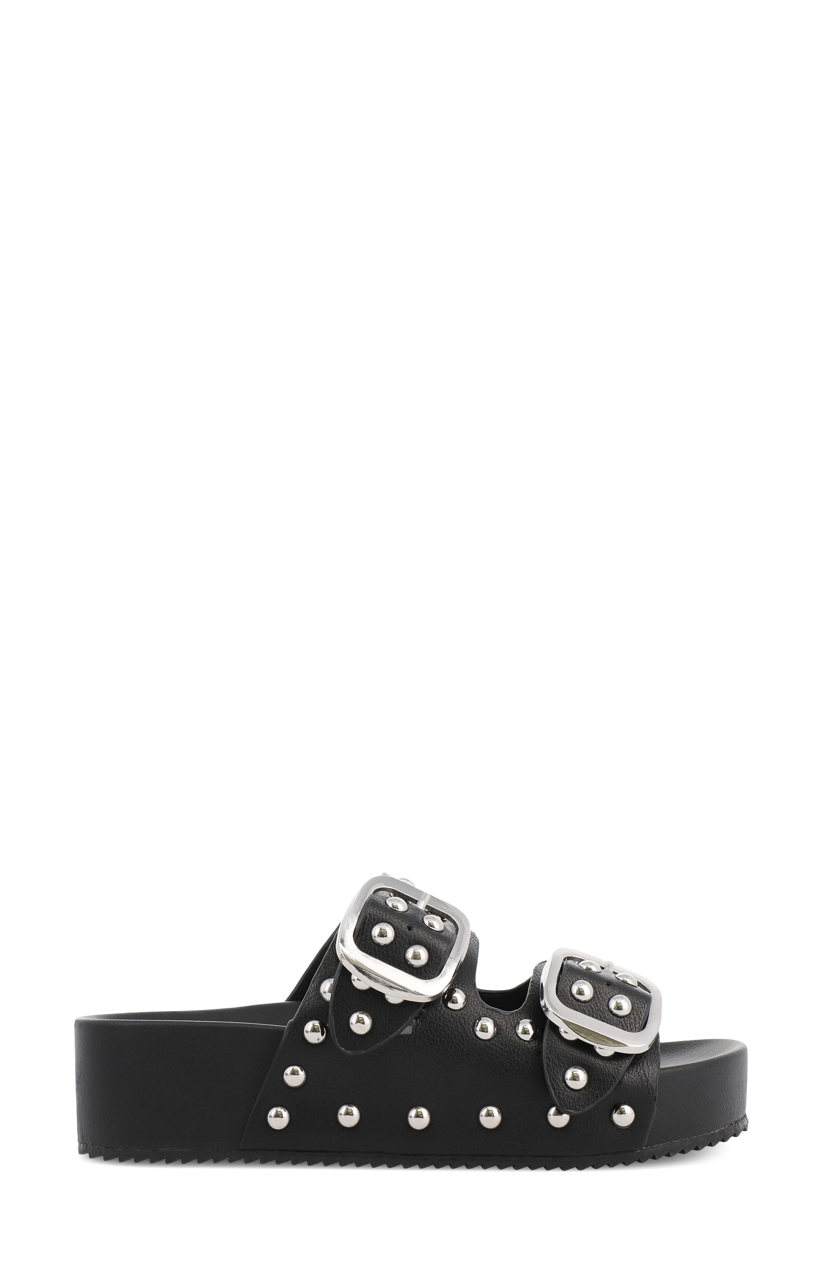 MIA Quennie Platform Sandal, Alternate, color, Black