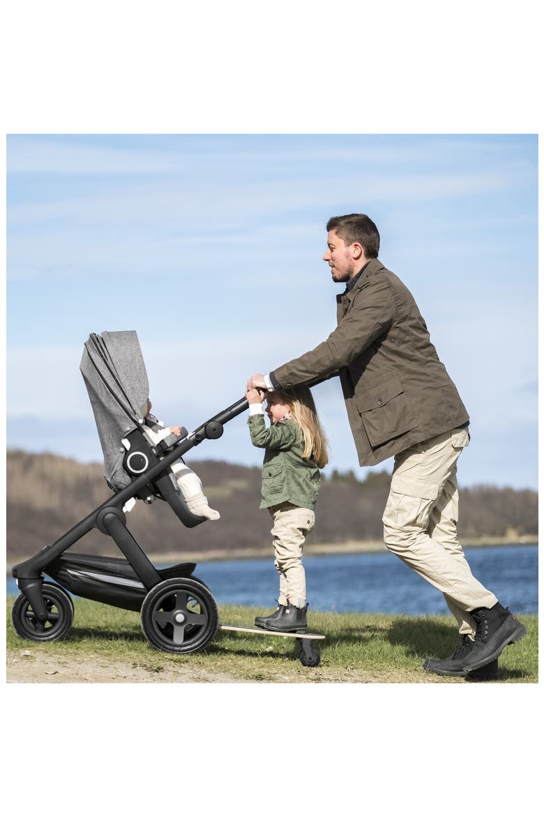 Trailz Sibling Board Stroller Rider, Alternate, color, BLACK