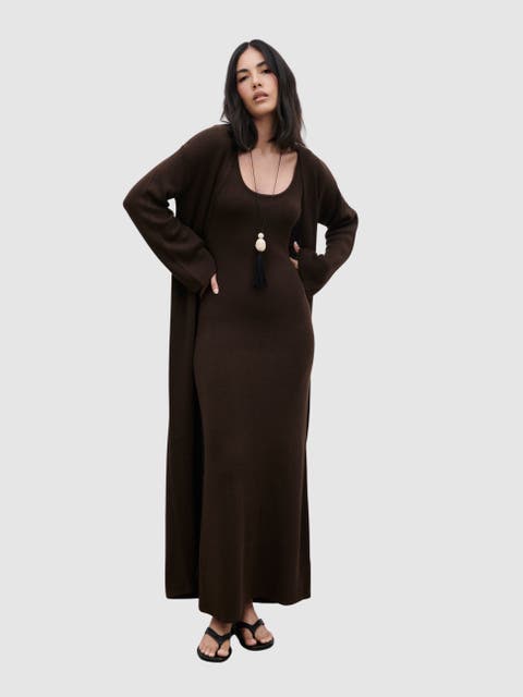 Dora Maxi Knit Cardigan