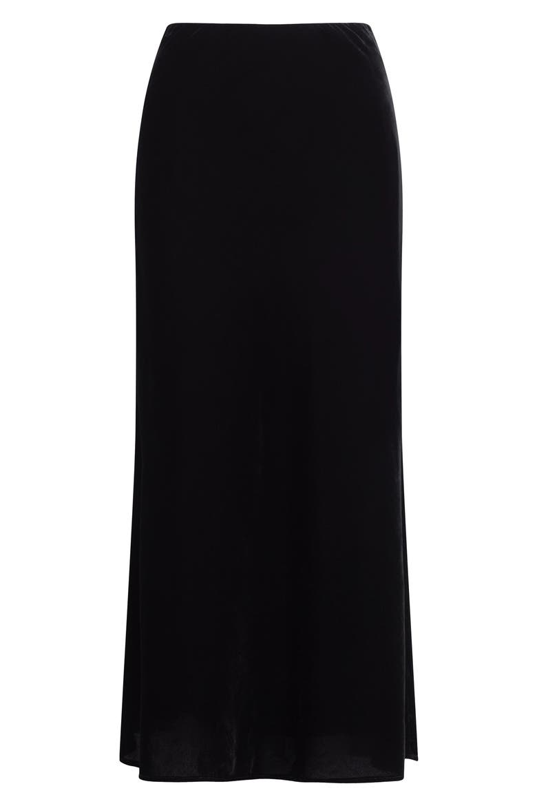 Favorite Maxi Skirt, Alternate, color, BLACK