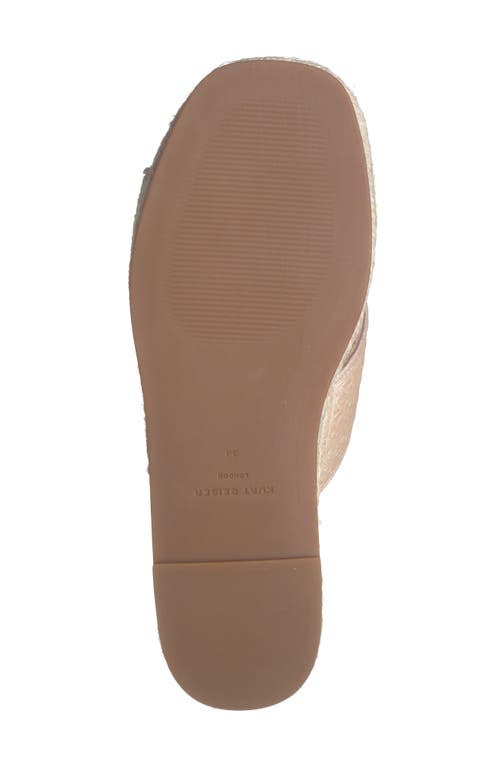 KURT GEIGER KURT GEIGER LONDON KENSINGTON ESPADRILLE SLIDE SANDAL