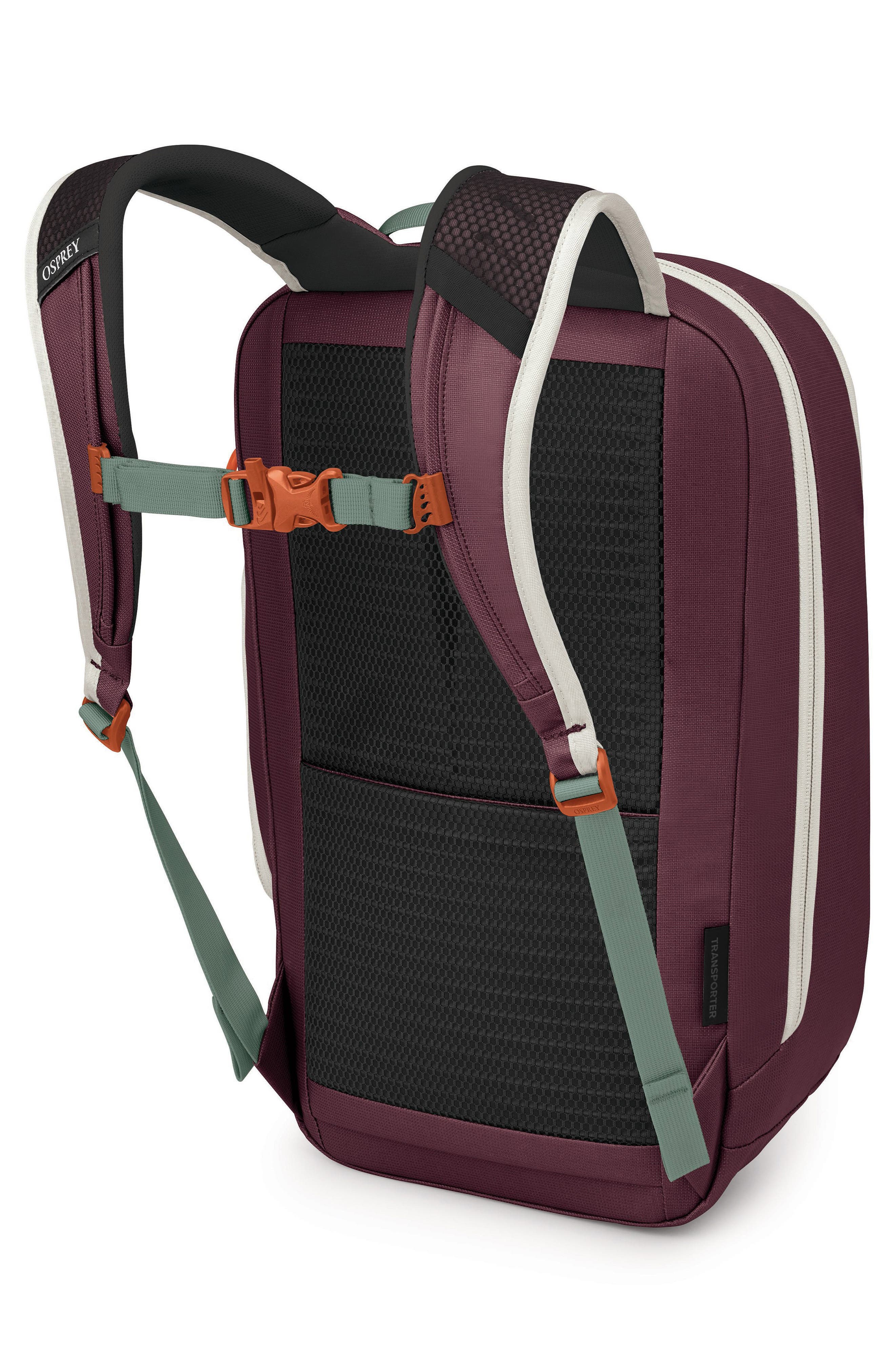 Transporter Panel Loader Backpack, Alternate, color, MYSTERY WHITE-MOODY BURGUNDY