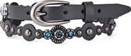 OLD TREND Rosa Genuine Leather Embellished Vintage Inspired Belt