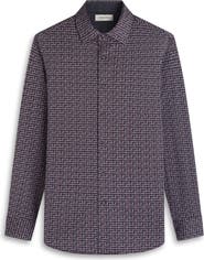 Bugatchi Jimmy OoohCotton® Check Button-Up Shirt