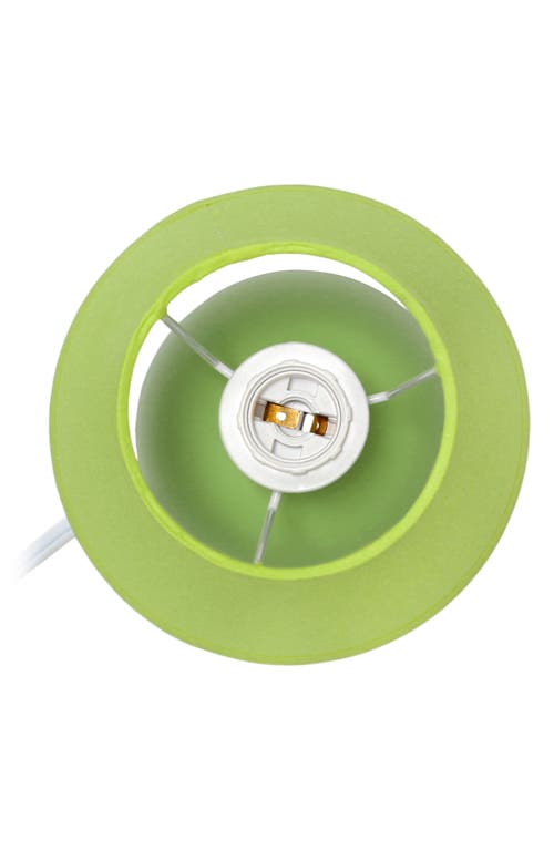 Lalia Home Nauru 8.66in Traditional Petite Ceramic Orb Base Bedside Table Desk Lamp In Green