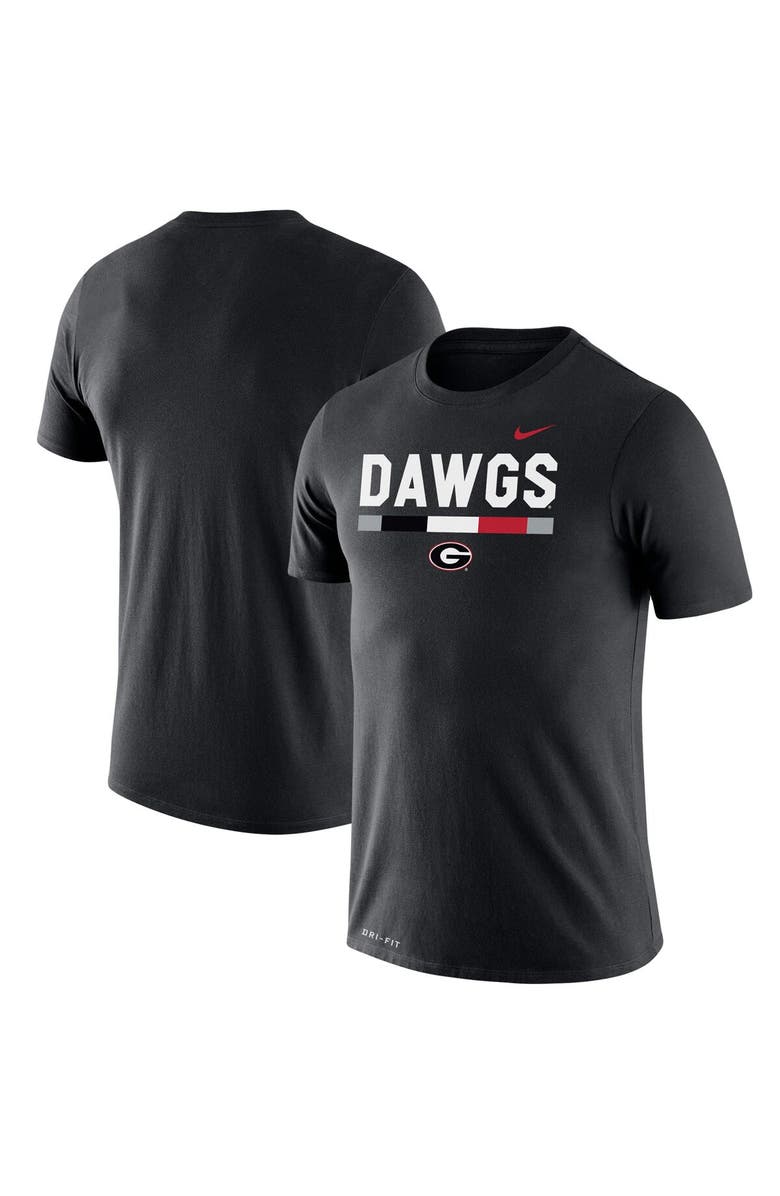 Nike Men's Nike Black Georgia Bulldogs Team DNA Legend Performance T-Shirt, Alternate, color, 