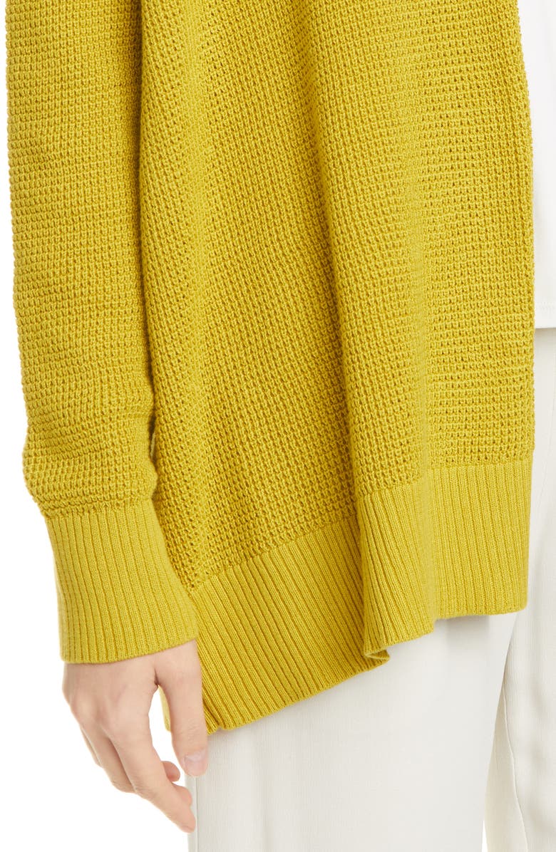 Eileen Fisher Organic Cotton Open Front Cardigan, Alternate, color,