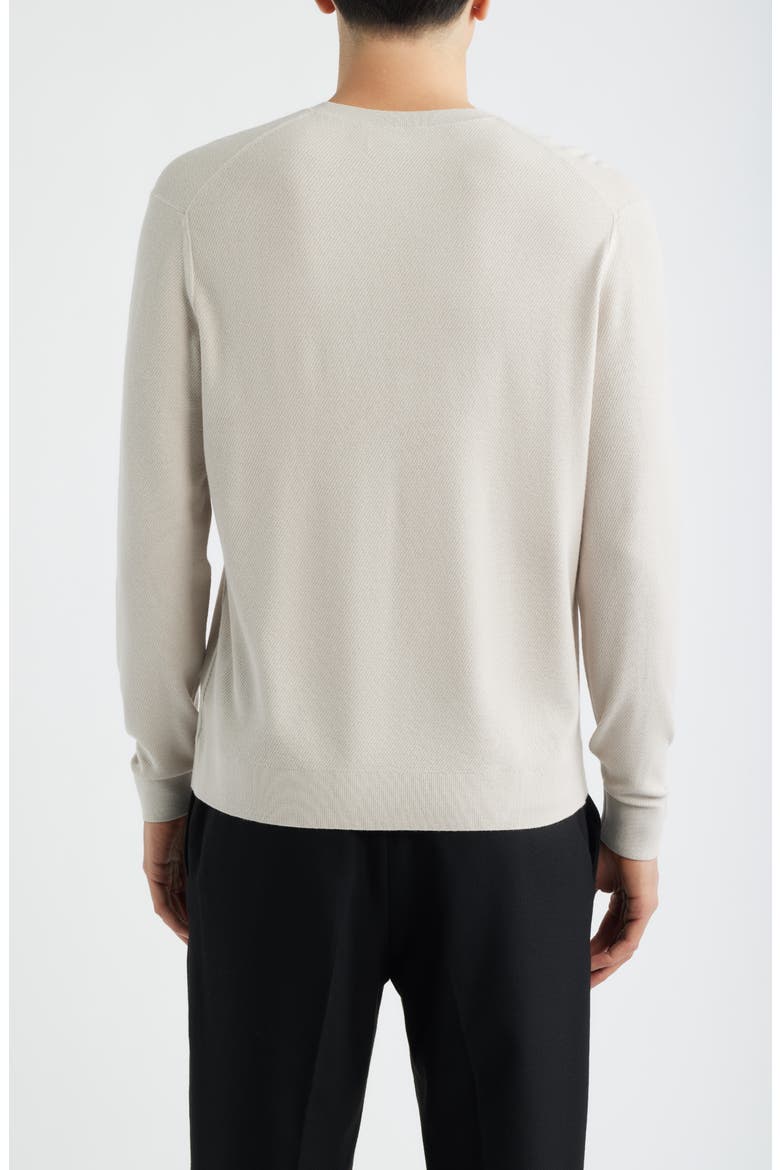 Riland Crewneck Sweater, Alternate, color, SILVER CLOUD