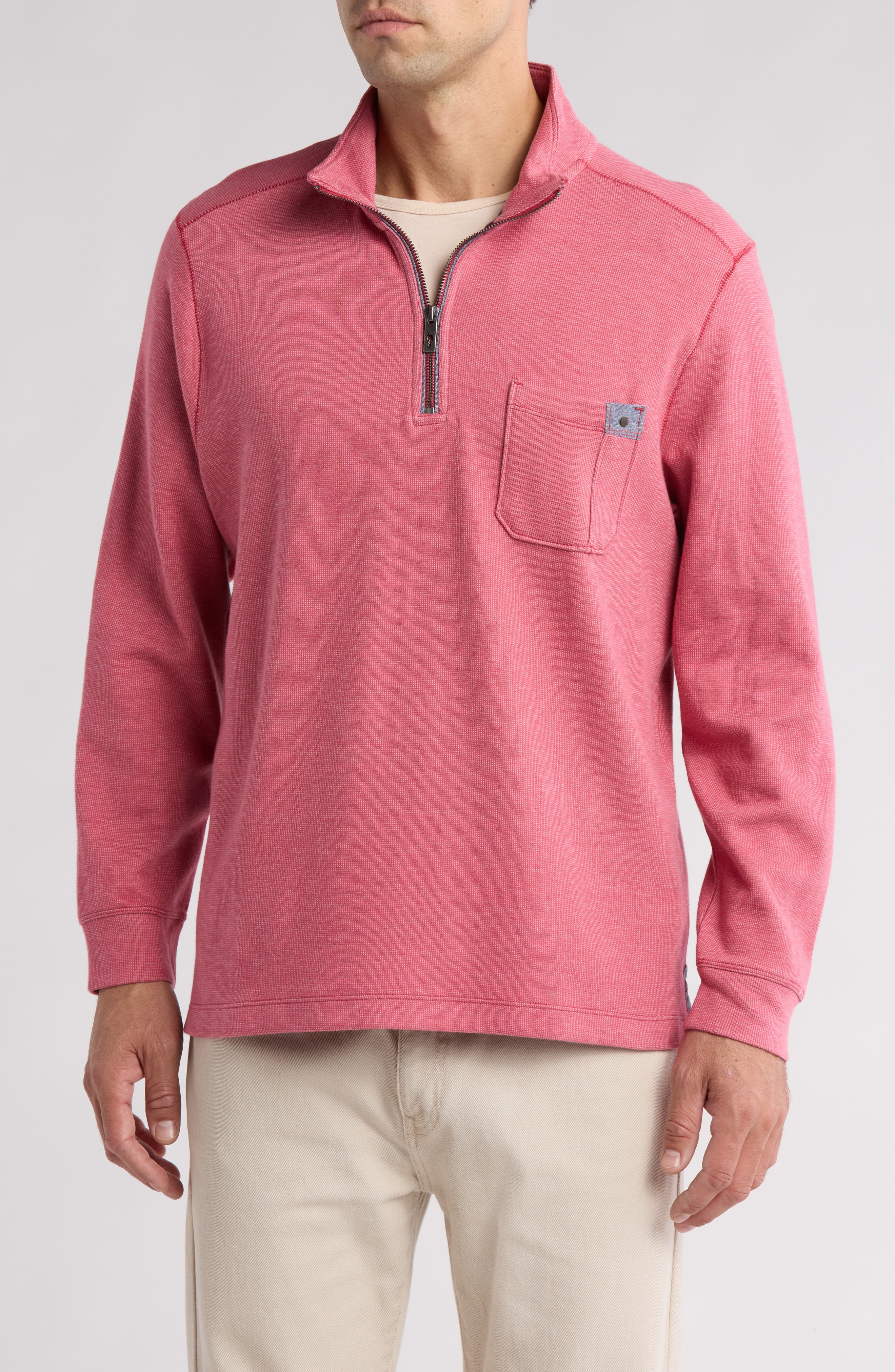 Tommy Bahama Haystack Half Zip Pullover