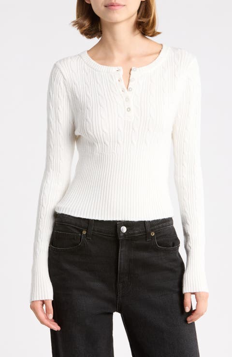 Cable Stitch Henley