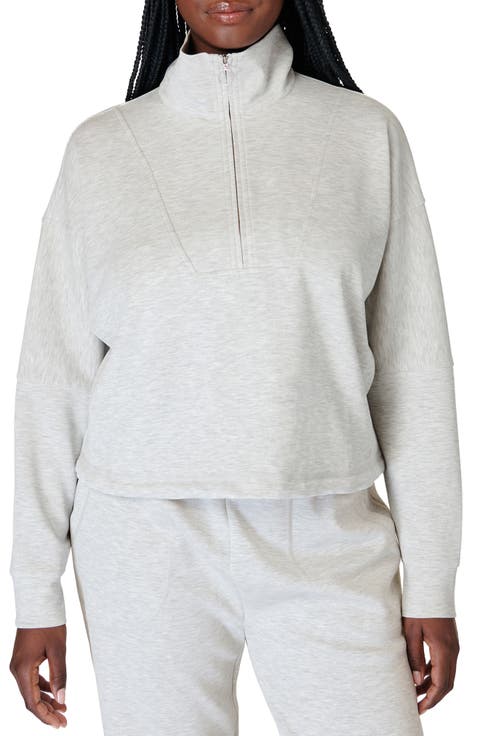 Sand Wash Half Zip Sweatshirt